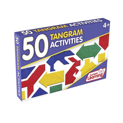 Junior Learning® 50 Tangram Activities, Assorted Colors (JRL659)