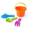 Miniland Educational Baby Sand Set, Assorted Colors, 4 Pieces Per Set, 3 Sets (MLE45200-3)