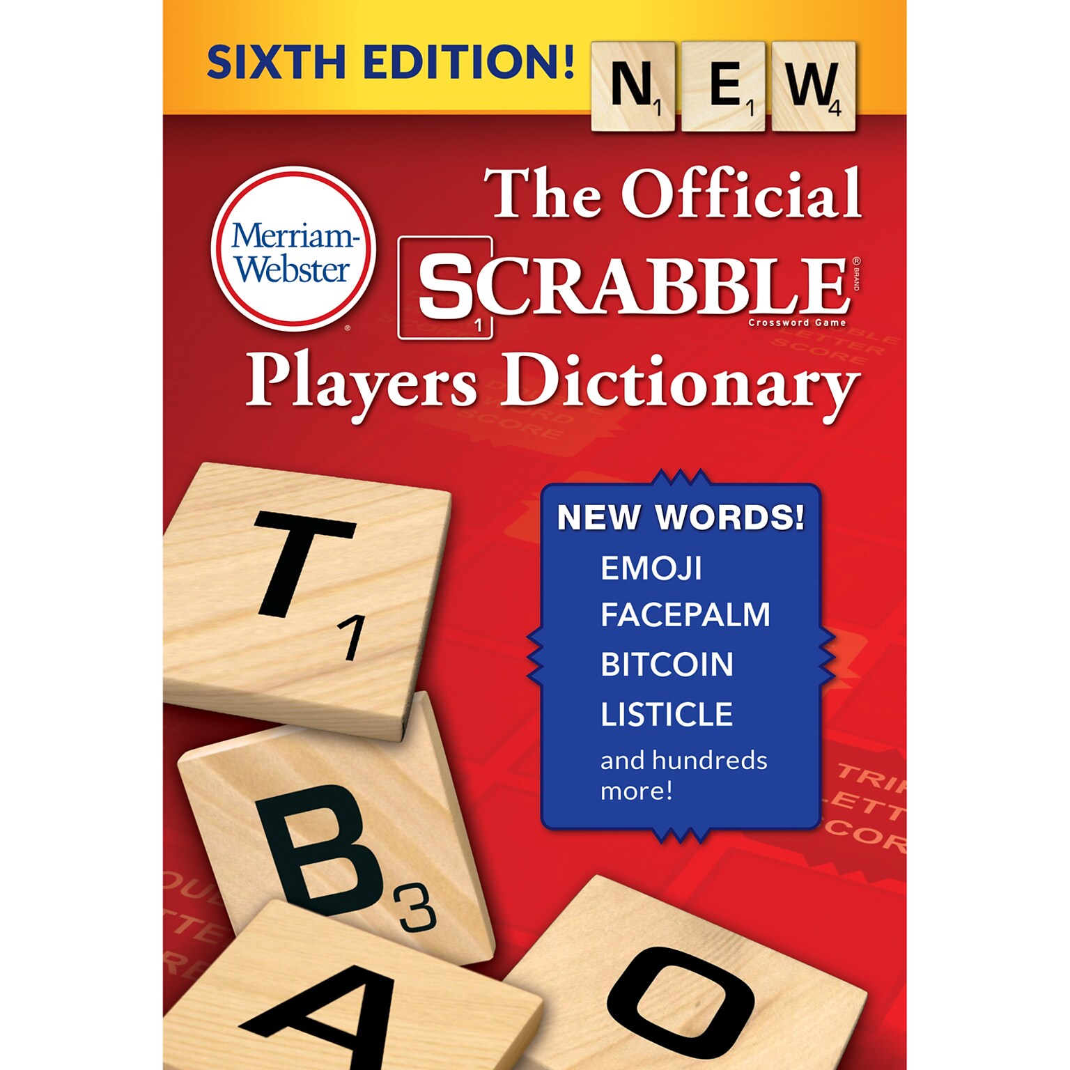 Merriam-Webster The Official SCRABBLE Players Dictionary, 6th Edition Hardcover