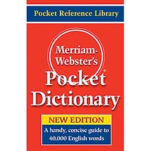 Merriam-Webster Pocket Dictionary, Pack of 3