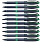Schneider One Business Rollerball Pens, Green Ink, Pack of 10 (PSY183004-10)