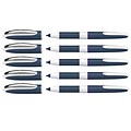 Schneider One Change Refillable Rollerball Pens, Fine Point, Violet Ink, Pack of 5 (PSY183708-5)