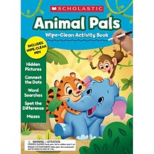 Scholastic Animal Pals Wipe-Clean Activity Book