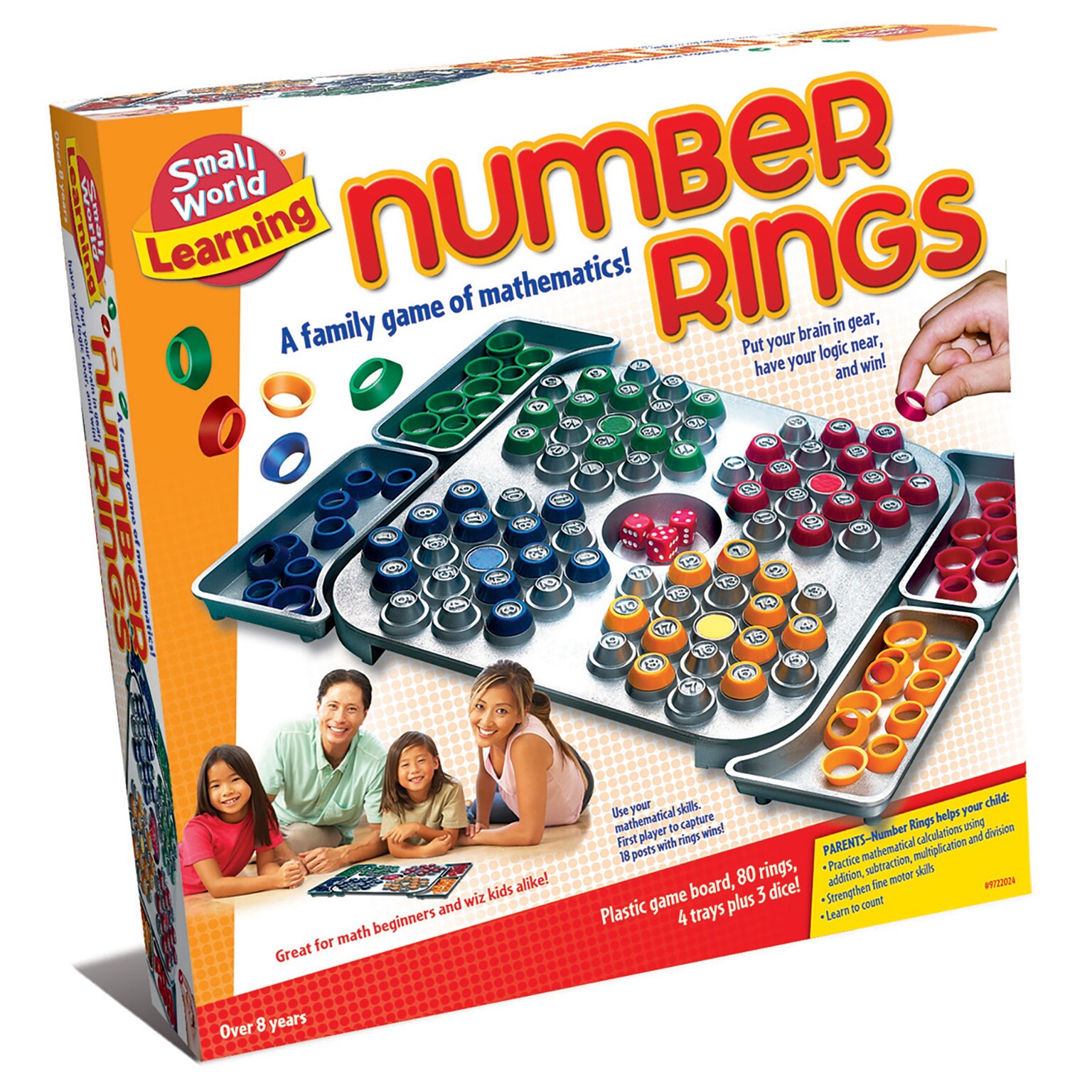 Small World Toys Number Rings Mathematics Game (SWT9722024)