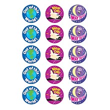 TREND Earth & Space/Grape Stinky Stickers®, 60 Per Pack, 12 Packs (T-6407-12)