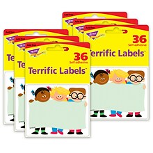 TREND Kids Terrific Labels, 2.5 x 3, 36 Per Pack, 6 Packs (T-68003-6)