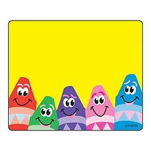 TREND Colorful Crayons Terrific Labels™, 2.5 x 3, 36 Per Pack, 6 Packs (T-68013-6)