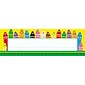 TREND Colorful Crayons Desk Toppers Nameplates, 9.5" x 2.875", 36 Per Pack, 6 Packs (T-69013-6)