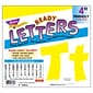 TREND 4" Playful Uppercase/Lowercase Combo Pack (EN/SP) Ready Letters, Yellow, 225/Pack, 3 Packs (T-79804-3)