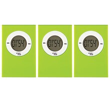 Teacher Created Resources Magnetic Digital Timer, Lime, Pack of 3 (TCR20718-3)