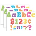 Teacher Created Resources 4 Bold Block Letters Combo Pack, Assorted Colors, 230 Characters/Pack, 3