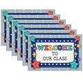 Teacher Created Resources Marquee Welcome Postcards, 30 Per Pack, 6 Packs (TCR5486-6)