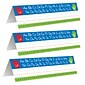 Teacher Created Resources Left/Right Alphabet Tented Nameplates, Folds to 3.5" x 11.5", 36 Per Pack, 3 Packs (TCR5723-3)