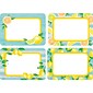 Teacher Created Resources® Lemon Zest Name Tags, 4 Designs, 3.5" x 2.5", 36 Per Pack, 6 Packs (TCR8483-6)