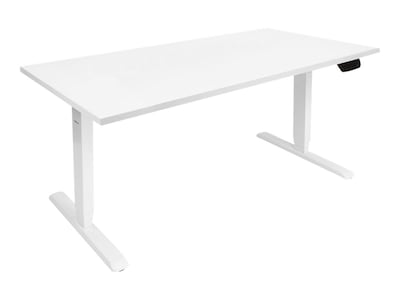 Mount-It! 55W Electric Adjustable Standing Desk, White (MI-18067)