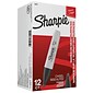 Sharpie Permanent Marker, Chisel Tip, Black, Dozen (38201)