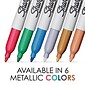 Sharpie Permanent Markers, Fine Tip, Assorted Metallic, 3/Pack (1823815)