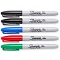 Sharpie Permanent Markers, Fine Tip, Assorted, 5/Pack (30653)