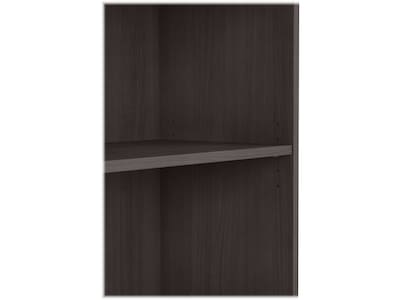 Bush Business Furniture Studio A 73"H 5-Shelf Bookcase with Adjustable Shelves, Storm Gray Laminated Wood (SDB7236SG-Z)