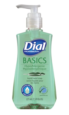 Dial Basics Liquid Hand Soap, Floral, 7.5 Oz., 12/Carton (06028CT)