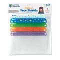 Learning Resources Reusable Fully Assembled Face Shield, Clear Visor (LER4363)