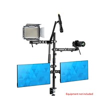 Mount-It! All-in-One Adjustable Studio Camera Setup Dual Mount, Up to 32, Black (MI-482)