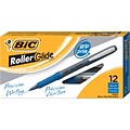 BIC Grip Roller Rollerball Pens, Fine Point, Blue Ink, Dozen (31204/GRE11)