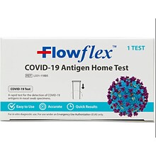 FlowFlex COVID-19 Antigen Rapid Home Test Kit, 20 Tests (TBN203236)