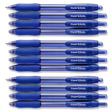 Paper Mate Profile Retractable Ballpoint Pen, Bold Point, Blue Ink, Dozen (89466)