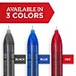 Sharpie Rollerball Pen, Needle Point  Precision Pen, Red Ink, Dozen (2093226)