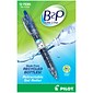 Pilot B2P Bottle 2 Pen Retractable Gel Pens, Fine Point, Blue Ink, Dozen (31601)