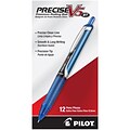 Pilot Precise V5 RT Retractable Rollerball Pens, Extra Fine Point, Blue Ink, Dozen (26063)