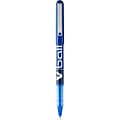 Pilot VBall Rollerball Pens, Extra Fine Point, Blue Ink, Dozen (35201)
