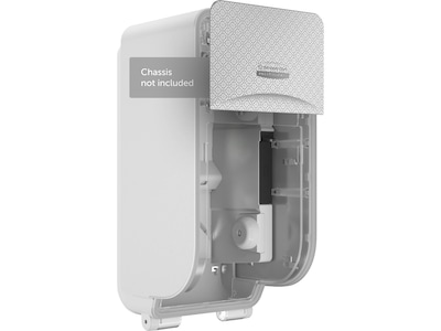 Kimberly-Clark Professional ICON Faceplate for Coreless Two-Roll Vertical Toilet Paper Dispensers, Silver Mosaic (58761)