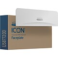 Kimberly-Clark Professional ICON Faceplate for Coreless Two-Roll Horizontal Toilet Paper Dispensers,
