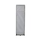 Honey-Can-Do 69" x 46" Portable Wardrobe Closet with Cover and Shelf Gray/Black, Steel/Polyester (WRD-09196)