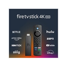 Amazon Fire TV Stick B08MQZXN1X 4K Max Streaming Media Player, Black