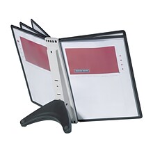 Durable Sherpa SoHo Document Holder, 8.5 x 11, Black Polypropylene (555001)