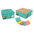 Post-it® Super Sticky Notes, 3 x 3, Supernova Neons, 70 Sheets/Pad, 48 Pads/Pack (654-48SSMIA-CP)
