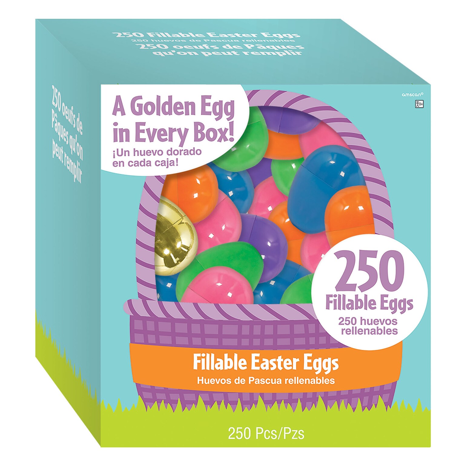 Amscan 250 Fillable Easter Eggs (370452)