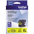 Brother LC103Y Yellow High Yield Ink Cartridge   (LC103YS)