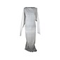 Unimed Unisex CPE Isolation Gown, White, 60", 100/Carton (WTLG102760W)