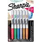 Sharpie Permanent Markers, Fine Tip, Assorted Metallic, 6/Pack (2029678)