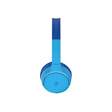 Belkin SoundForm Wireless On-Ear Headphones, Bluetooth, Blue (AUD001BTBL)