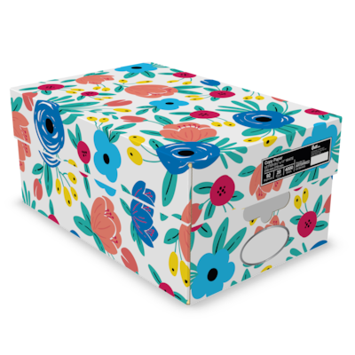 Quill Brand® 8.5 x 11 Copy Paper, Cheery Floral Packaging, 20 lb, 92 Bright, 500 Sheets/Ream, 8 Re