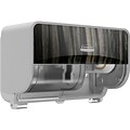 Kimberly-Clark Professional ICON Coreless 2-Roll Horizontal Toilet Paper Dispenser with Faceplate, E