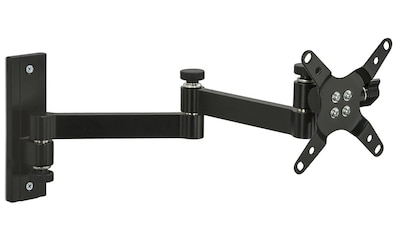 Mount-It! Full-Motion Single Monitor Wall Arm Mount, Up to 30, Black (MI-404)