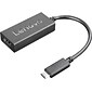 Lenovo USB-C to HDMI Adapter, Male to Female, Black (4X90R61022)