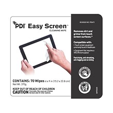 Easy Screen Cleaning Wipes, 70/Canister, 12 Canisters/Carton (P03672CT)