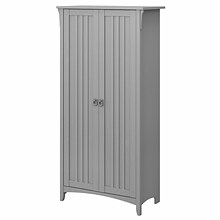 Bush Furniture Salinas 63 Storage Cabinet with 5 Shelves, Cape Cod Gray (SAS332CG-03)